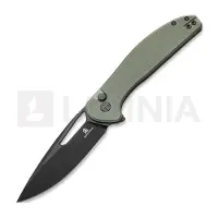 Bestechman Couteau pliant Whalefin - PVD - G10, vert