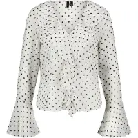Vero Moda Chemisier 'VMWillow' gris / noir / blanc