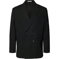 Selected Coupe Décontractée Blazer À Double Boutonnage Homme Le noir 46
