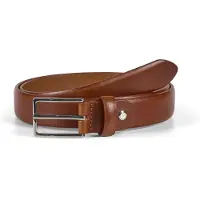 Howard London Ceinture 'Leather belt Allen Brown' marron