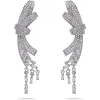 Avant Garde Boucles d'oreilles 'Biancaette' argent