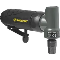 Rodcraft RC7128 Meuleuse d'angle pneumatique + Raccord rapide pneumatique 1/4" 6 mm Solo (895100027 (Meuleuse droite)