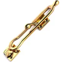 EDM Retenchette de porte - - Laiton poli - 1 unité - Jaune - Réducteur de porte