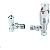 Monster Vannes de Radiateur Thermostatiques en Laiton - Connexion BSP, Raccordage G & R