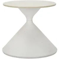 Mauro Ferretti Table d'appoint Ø 42x40 cm blanc