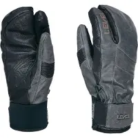 Level Off Piste Leather Gloves Gris M-L Homme