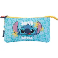 Grupo Erik Editores Erik - Oficjalny piórnik Disney Stitch potrójny do szkoły i biura