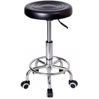 Lean Toys Tabouret de coiffure Monza Cosmetic Noir