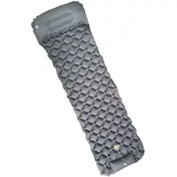 Bass Polska BASS Matelas gonflable avec coussin, 195x58x5cm, gris BP-BH41966