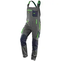 GRUPA TOPEX Salopette de travail PREMIUM, 100 % coton ripstop, taille S