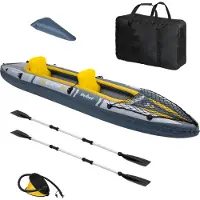 Rebel RBA-4516 Kayak gonflable 350 x 78 cm, 160 kg, gris