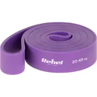 Rebel RBA-3001 TPE Resistance Rubber - Power Band PT-4, 20-45 kg, violet
