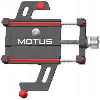 Motus Support de téléphone noir et rouge