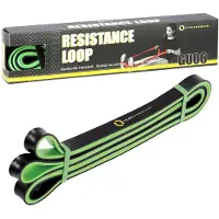 HMS GU06 VERT-NOIR 17 x 5 x 2250 MM EXERCICE BAND