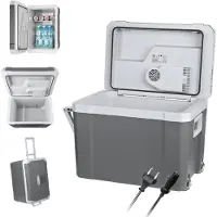 Uni-T Teesa Glacière de voiture 35L avec fonction chauffage, 12V/230V, grande capacité, mobile