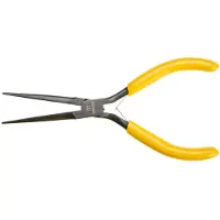 GRUPA TOPEX Pince à bec long de précision, droite, étroite, 150 mm