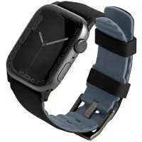 Uniq Bracelet Apple Watch 38/40/41 Mm Linus Airosoft Silicone Noir (-41mm-linusblk)