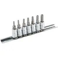 Topex Embouts Torx sur douille de 35 mm, jeu de 7