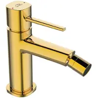 Laveo Robinet de bidet sur pied POLA Gold avec bouchon