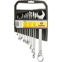 Topex Clés mixtes 6-22 mm, jeu de 12