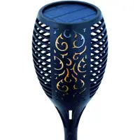 Powerplus Lampe de jardin solaire effet flamme Dragon décoratif