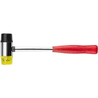 Top Tools Marteau à tôle, caoutchouc/plastique, 35 mm, manche en métal