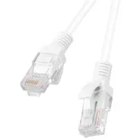 Lanberg PCU5-10CC-0500-W, 5 m, Cat5e, U/UTP (UTP), RJ-45, RJ-45, Bílá