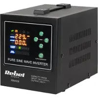 Rebel Convertisseur d'alimentation de secours POWER-500-LFP4 12 V 230 V 500 VA/300 W