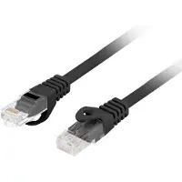 Lanberg Patchcord Cat.6 Utp Lszh Cu 0.5M Schwarz Fluke Zerti