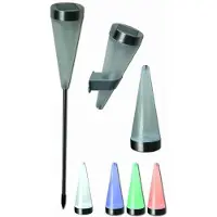 Powerplus Lampe solaire de jardin Flamingo colorée