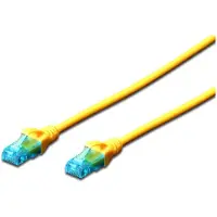Digitus UTP cat 5e patchcord 0.25m PVC jaune