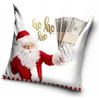 Carbotex Taie d'oreiller 40x40 cm, cadeau de Noël Père Noël W05A
