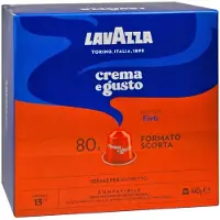 Lavazza Capsules de café Nespresso A Modo Mio Crema&Gusto Forte 80 pièces -