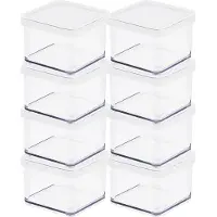 Rotho 11603 Boîte rectangulaire 0,5 L Transparent, Blanc