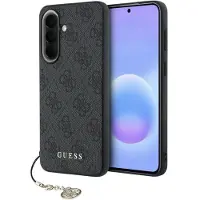 GUESS 4G Charm Case for Samsung Galaxy A37 Black (Samsung Galaxy A37), Coque pour téléphone portable, Noir