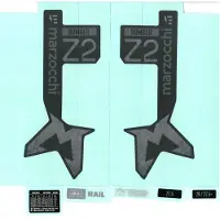 FOX Marzocchi Bomber Z2 E-opt 2024 Decals Kit Clair