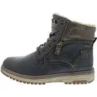 Tom Tailor Bottines à lacets bleu nuit
