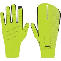 Nathan Hypernight Reflective Convertible Mitt Gloves Jaune S