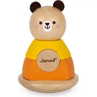 Janod Bear Stacker & Rocker Jaune,Orange 12 Months-3 Years Enfants