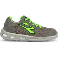 U Power Red Lion Summer, chaussures de sécurité, baskets unisexes confortables, légères et anti-crevaison, semelle en basalte, insert Infinergy, avec embouts en aluminium - Green 37
