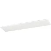 Eglo , plafonnier LED Bottazzo, lampe de plafond avec interrupteur à bascule, panneau lumineux, éclairage arrière, lampe de bureau en métal et en plastique, 100x25 cm