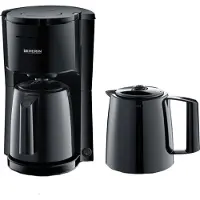 Severin 9307-000 KA 9307 Machine à café noire, 8 tasses
