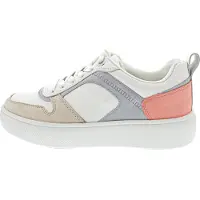 Tamaris Baskets basses camel / bleu clair / canneberge / blanc