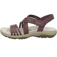 SKECHERS Reggae Slim - Sunnyside 2.0 Damen Sandale Lila (Mauve)