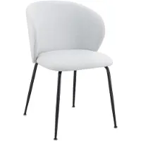 Selsey Mealize - Chaise rembourrée avec tissu hydrophobe, Argenté