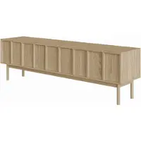 Selsey Neksto - Buffet TV avec 3 tiroirs, aspect chêne, 170 cm