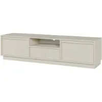 Selsey Evo - Meuble TV 2 portes avec tiroir, beige sable, 154 cm