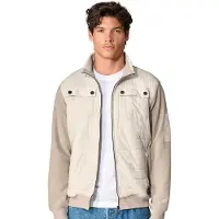 Casa Moda Regular Fit Veste de sweat blanc, Unicolore