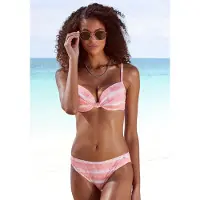 s.Oliver Hauts de bikini rose / blanc