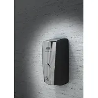 Rubbermaid Distributeur automatique de savon et de désinfectant Rubbermaid AutoFoam, 1100 ml, sans contact, f. mur/support, noir/argent chromé